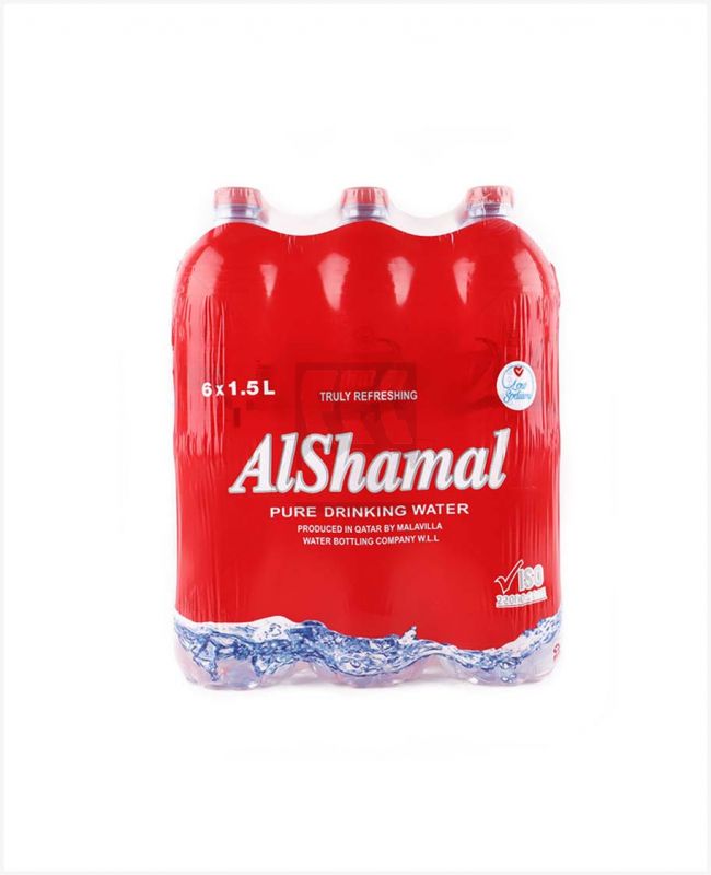 Al Shamal Pure Drinking Water (6x 1.5 Ltr)