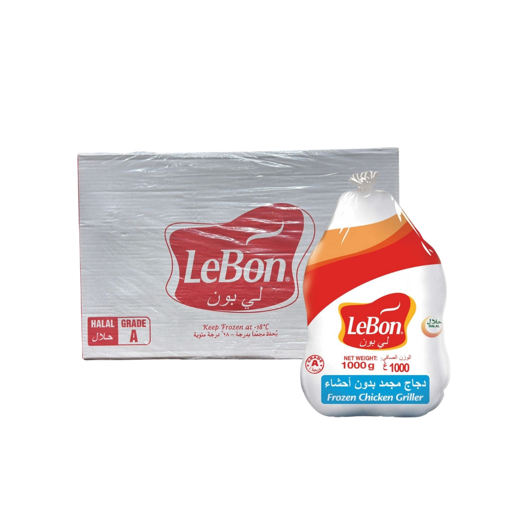 LeBon Frozen Chicken Whole 10 x 1000 Gm