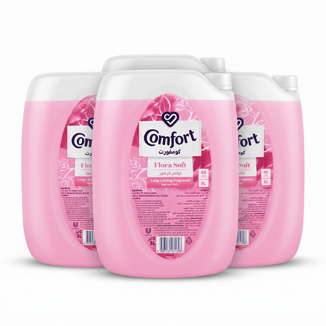 Comfort Fabric Softener (5 liter x 4 Pcs)