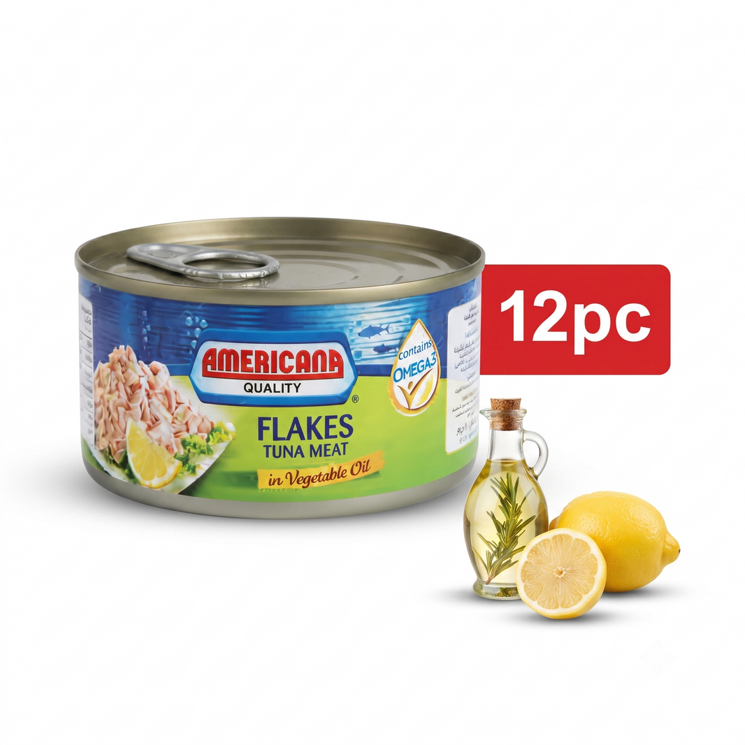 Americana Light Meat Tuna Flakes(12 x 170 Gm)
