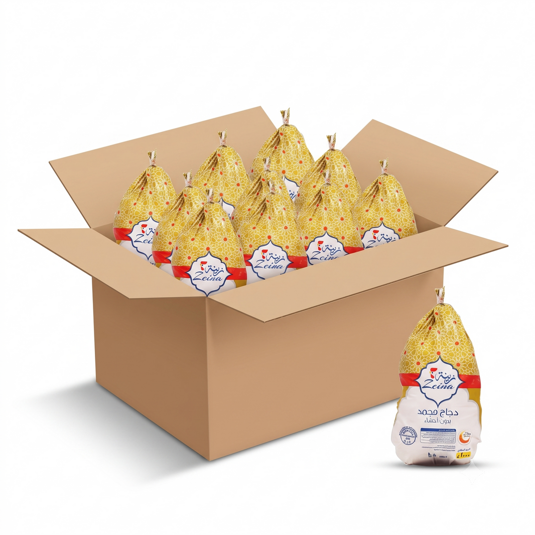 Zeina Frozen Chicken Whole (10 x 1000 Gm)