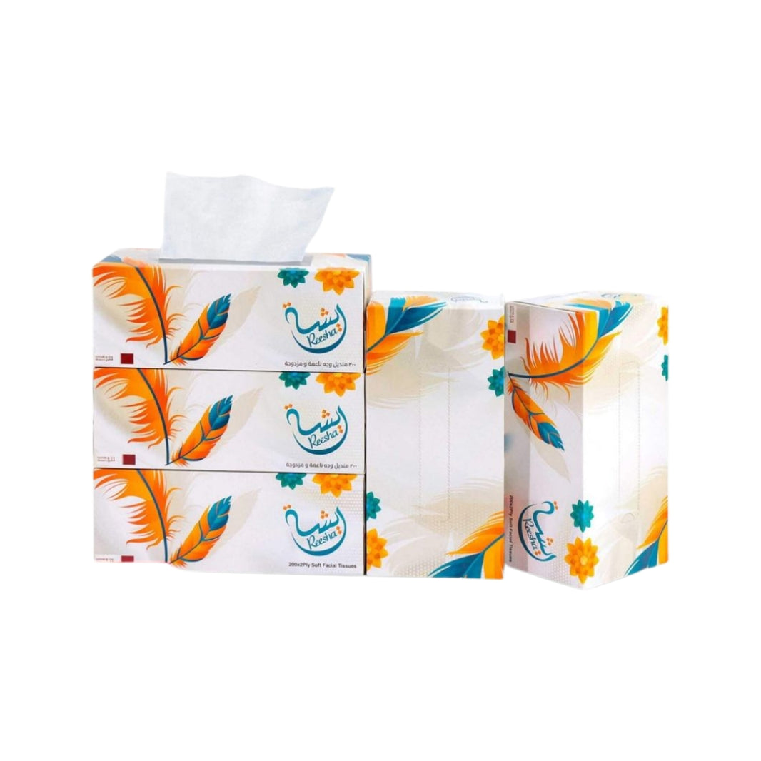 Reesha Facial Tissue (200 Ply,30 Pcs)
