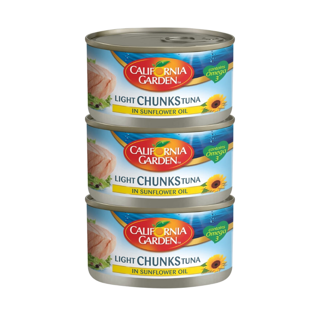 California Garden Light Meat Tuna Chunks(24 x 185 Gm)