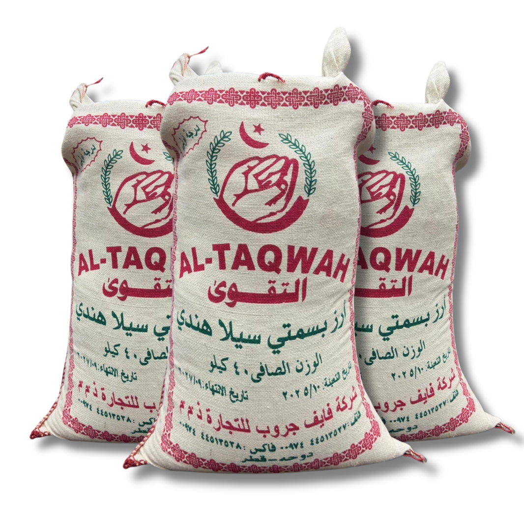 Taqwa Sella Basmati Rice 40 kg