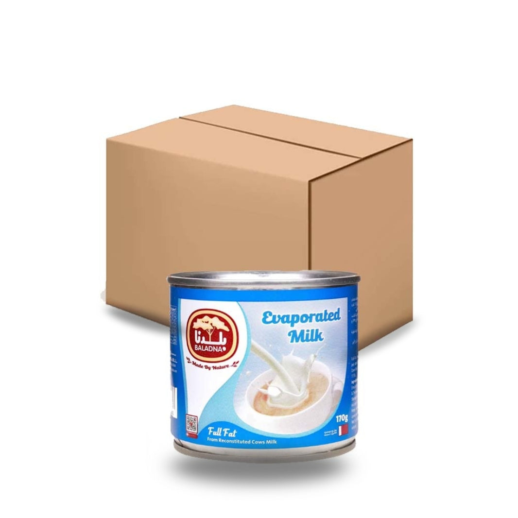 Baladna Evaporated Milk 48 x 170 Gm