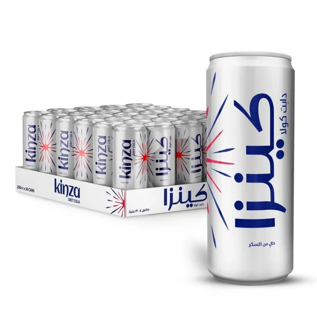 Kinza Diet Cola Free Sugar(250 ml x 30 Pcs)