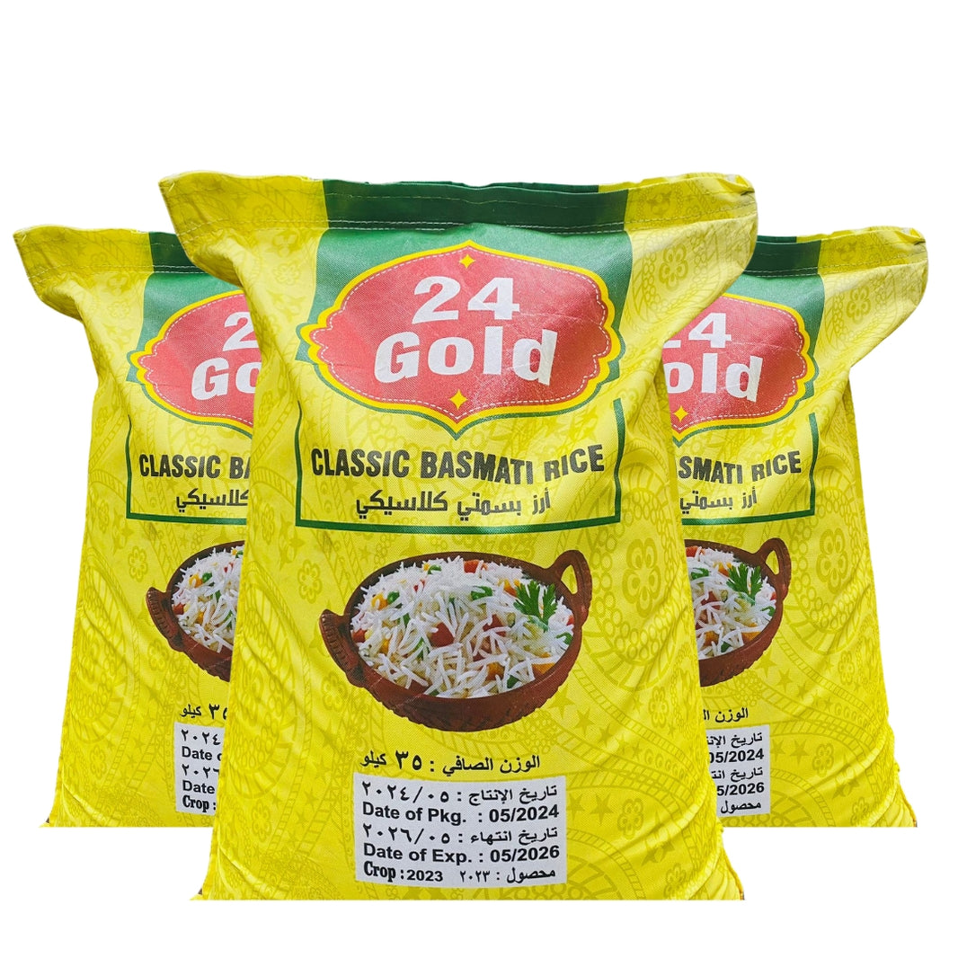 24 Gold Classic Basmati Rice 35Kg