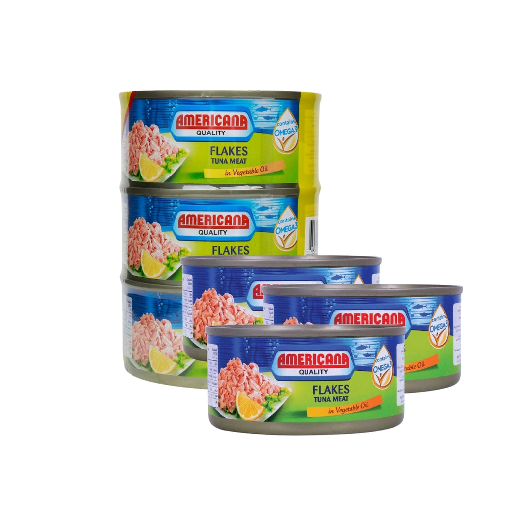 Americana Light Meat Tuna Flakes(48 x 185 Gm)