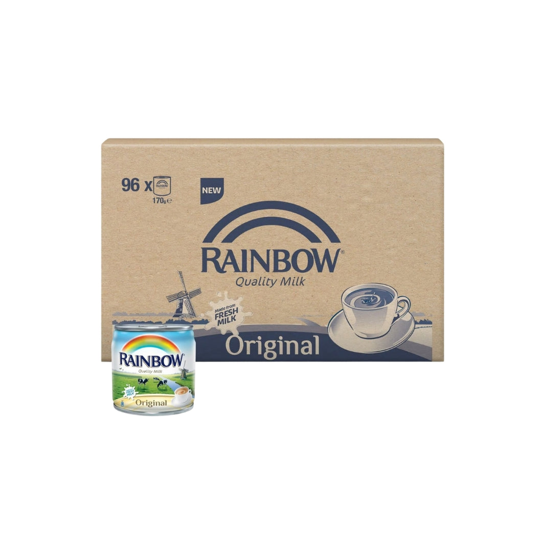 Rainbow Evaporated Milk Original(170 Gm x 96 Pcs)