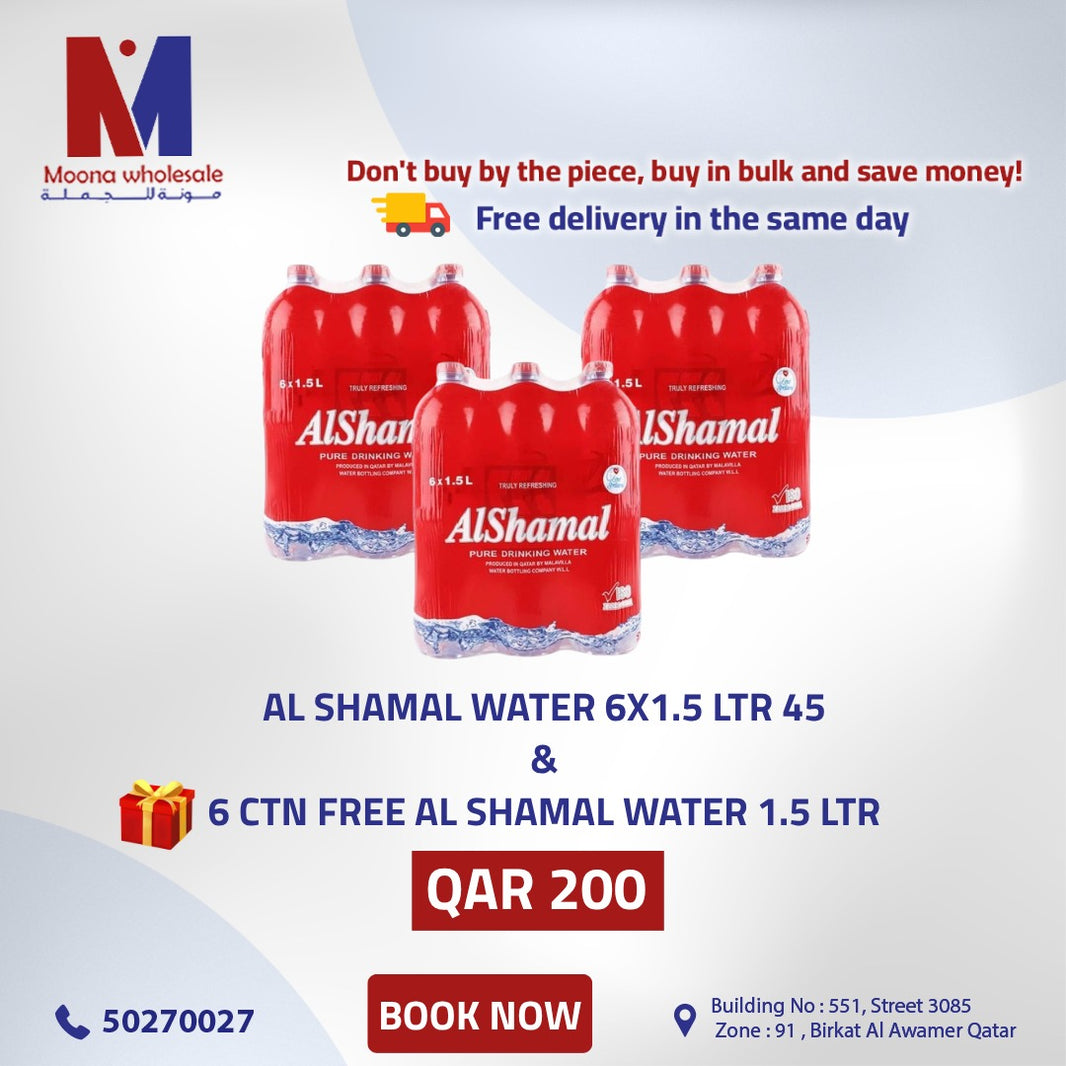 Al Shamal Water 1.5 Ltr Combo