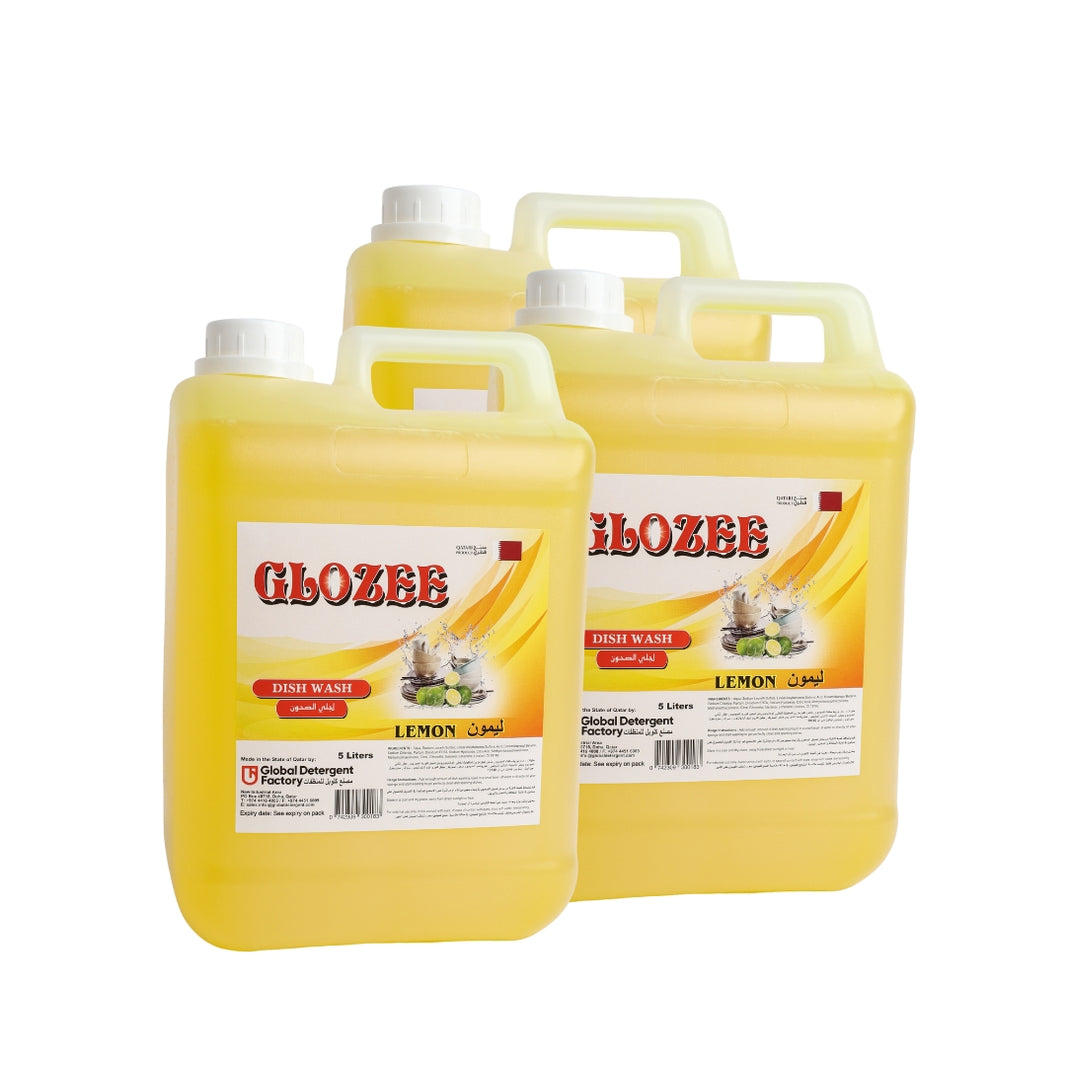 Glozee Dish Wash Liquid (5 liter x 4 pc per cartoon)