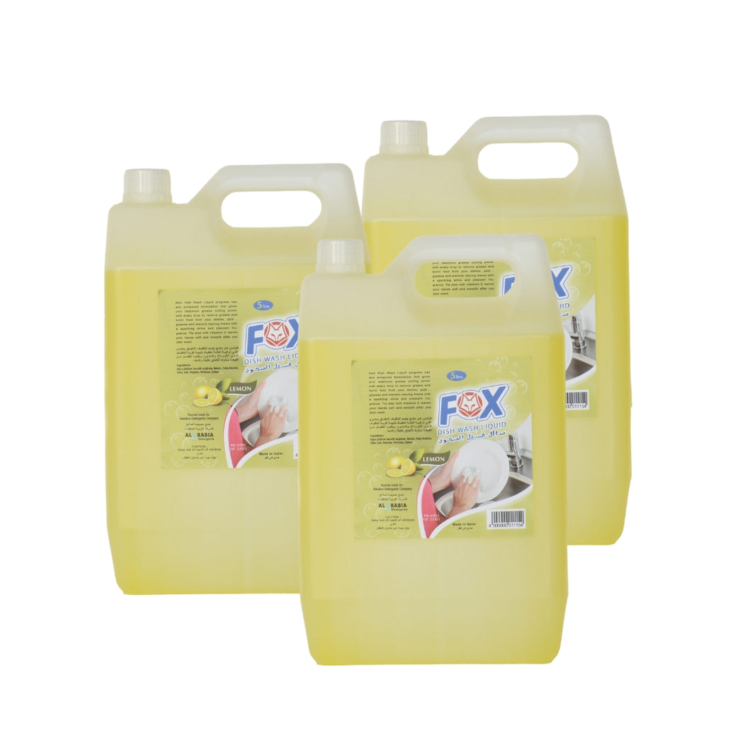 Fox Dish Wash Liquid 5Ltr(4 pc per cartoon)